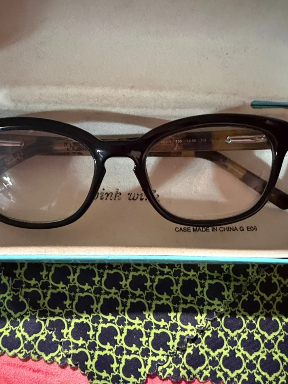 Kate Spade New York Tortoiseshell Reading Glasses - Brown & Black - Picture 3 of 8